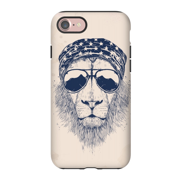 iPhone 7 StrongFit Wild lion by Balazs Solti