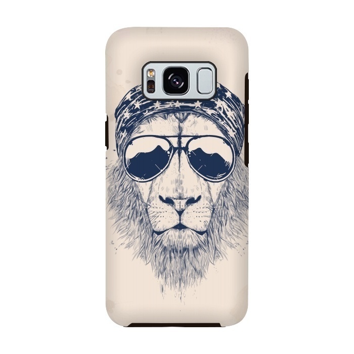 Galaxy S8 StrongFit Wild lion by Balazs Solti