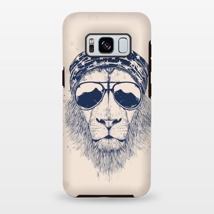 Galaxy S8 plus StrongFit Wild lion by Balazs Solti