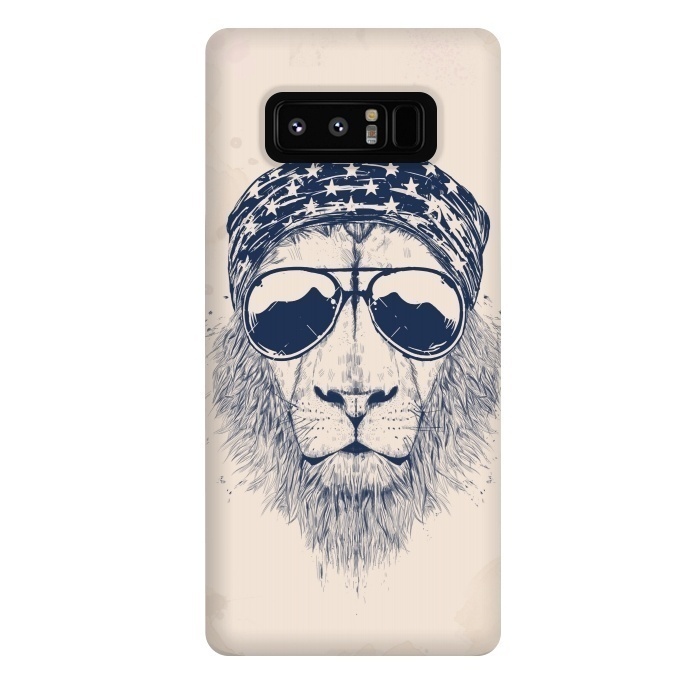 Galaxy Note 8 StrongFit Wild lion by Balazs Solti