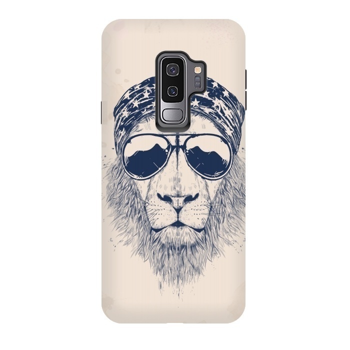 Galaxy S9 plus StrongFit Wild lion by Balazs Solti