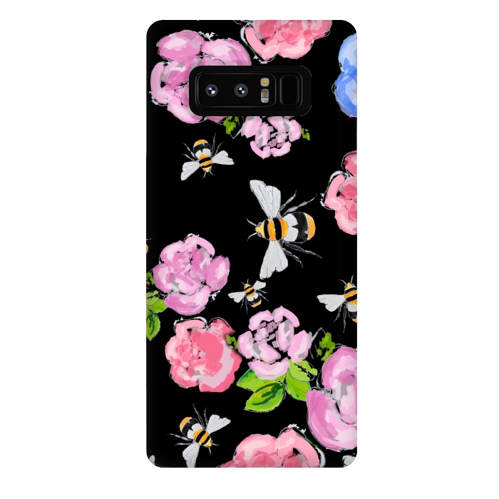Galaxy Note 8 StrongFit Dark Blooms by MUKTA LATA BARUA