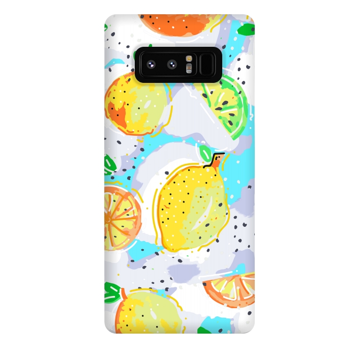 Galaxy Note 8 StrongFit Lemon Crush by MUKTA LATA BARUA