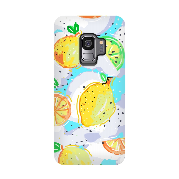 Galaxy S9 StrongFit Lemon Crush by MUKTA LATA BARUA