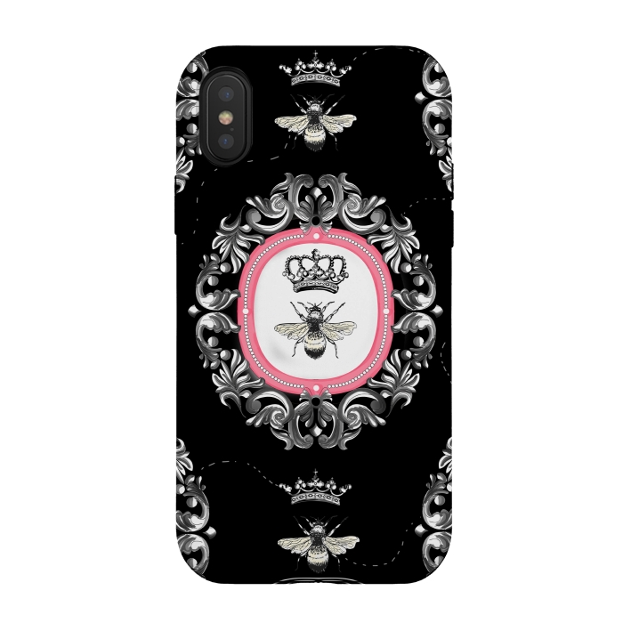 iPhone Xs / X StrongFit Queen Bees by MUKTA LATA BARUA