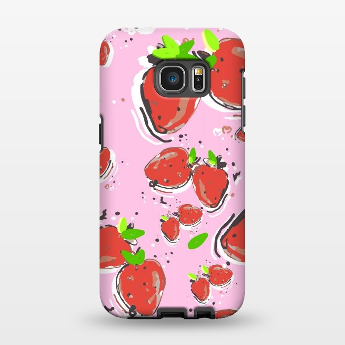 Galaxy S7 EDGE StrongFit Strawberry Crush New by MUKTA LATA BARUA