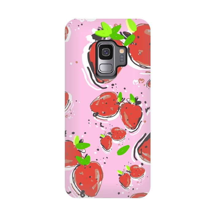 Galaxy S9 StrongFit Strawberry Crush New by MUKTA LATA BARUA