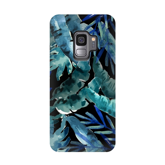 Galaxy S9 StrongFit Tropical Mix Black by MUKTA LATA BARUA