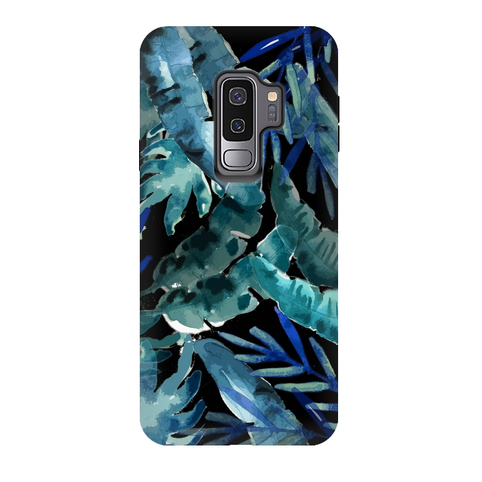 Galaxy S9 plus StrongFit Tropical Mix Black by MUKTA LATA BARUA