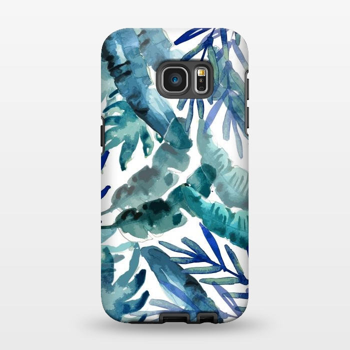 Galaxy S7 EDGE StrongFit Tropical Mix White by MUKTA LATA BARUA