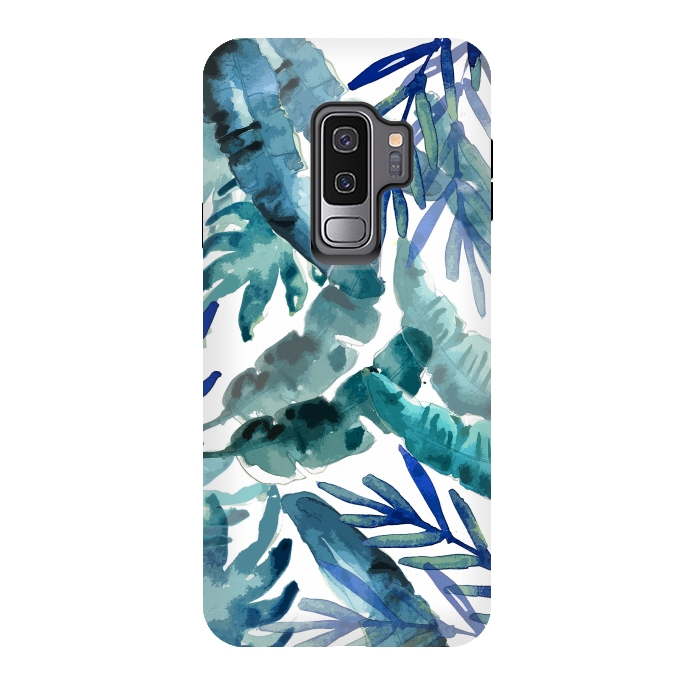 Galaxy S9 plus StrongFit Tropical Mix White by MUKTA LATA BARUA