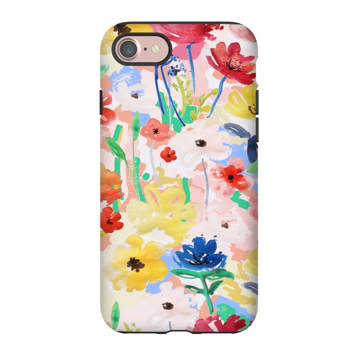 iPhone 7 StrongFit Watercolor Florals 002 by MUKTA LATA BARUA