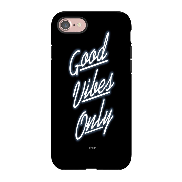 iPhone 7 StrongFit Good Vibes Only by ''CVogiatzi.