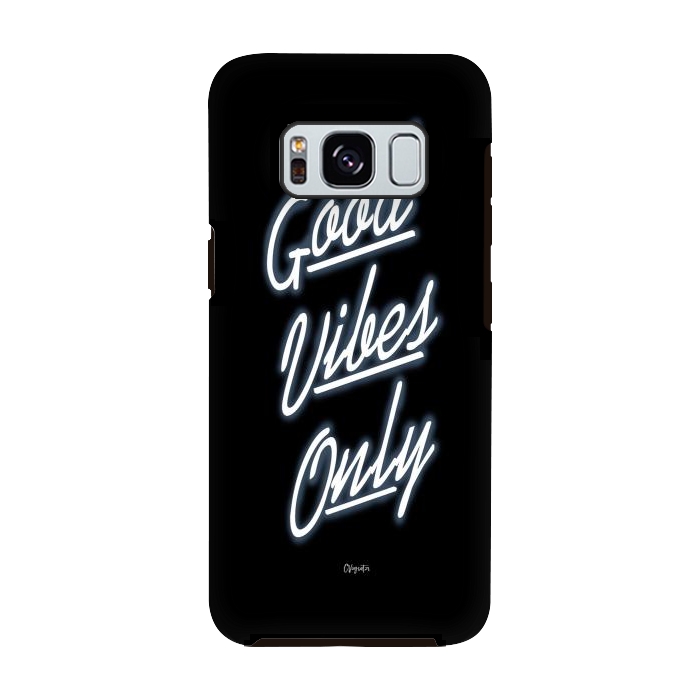 Galaxy S8 StrongFit Good Vibes Only by ''CVogiatzi.