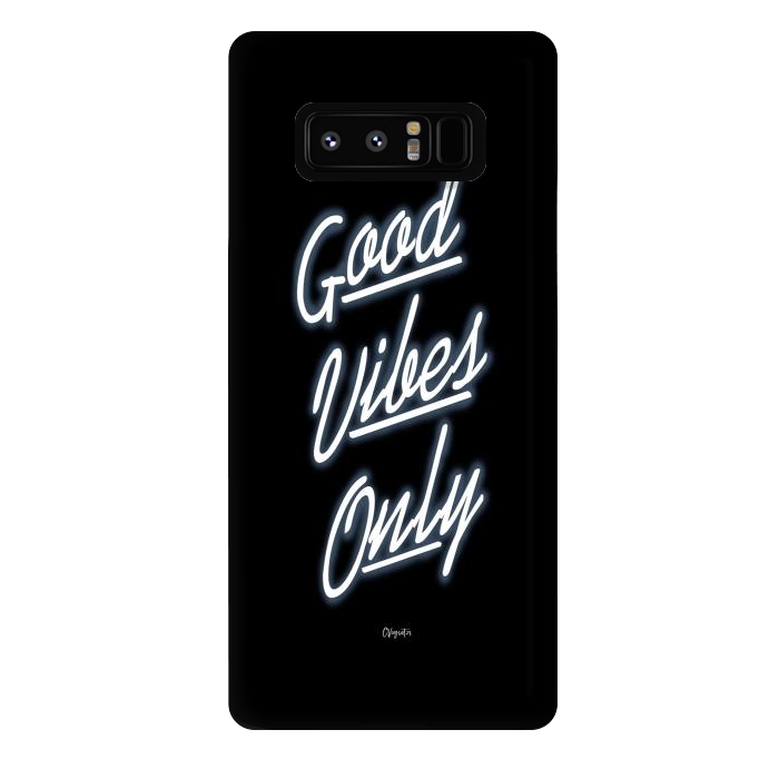 Galaxy Note 8 StrongFit Good Vibes Only by ''CVogiatzi.