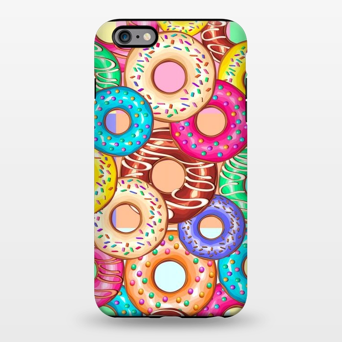 iPhone 6/6s plus StrongFit Donuts Punchy Pastel flavours by BluedarkArt