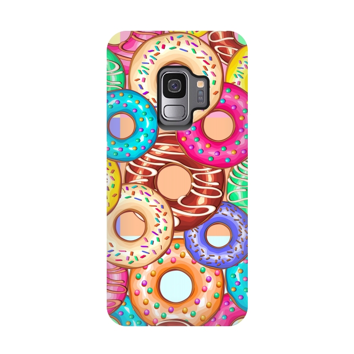 Galaxy S9 StrongFit Donuts Punchy Pastel flavours by BluedarkArt
