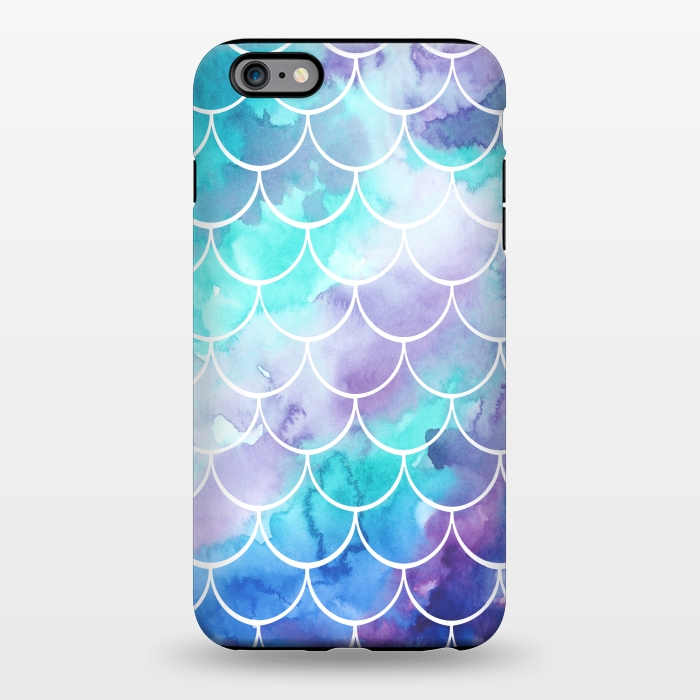 iPhone 6/6s plus StrongFit Pastel Clouds Mermaids Tail by Becky Starsmore