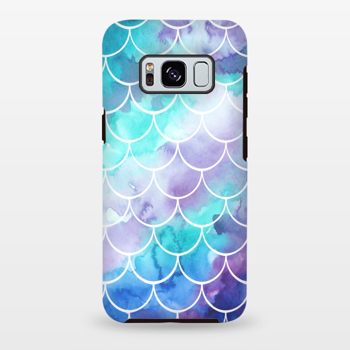 Galaxy S8 plus StrongFit Pastel Clouds Mermaids Tail by Becky Starsmore