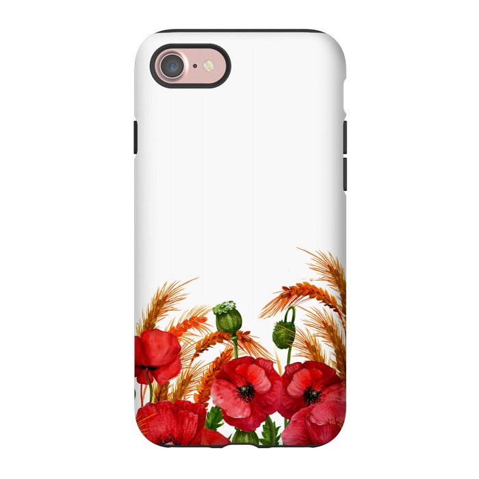 iPhone 7 StrongFit Summer Poppy Field by  Utart