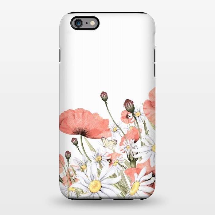 iPhone 6/6s plus StrongFit Summer Poppy and Camomile Field by  Utart