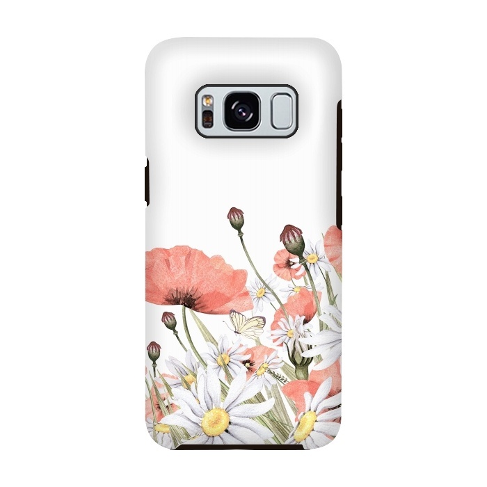 Galaxy S8 StrongFit Summer Poppy and Camomile Field by  Utart
