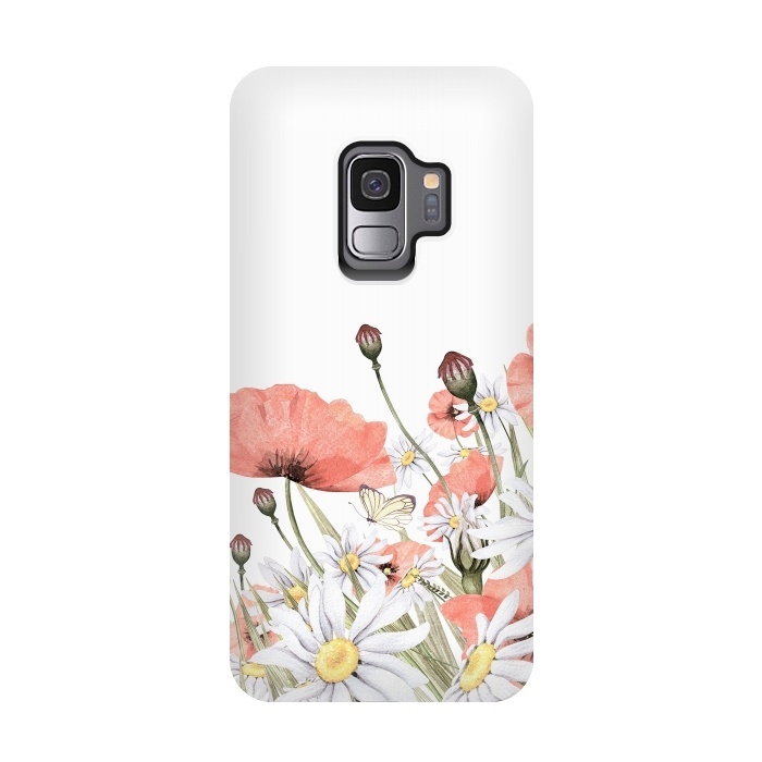Galaxy S9 StrongFit Summer Poppy and Camomile Field by  Utart