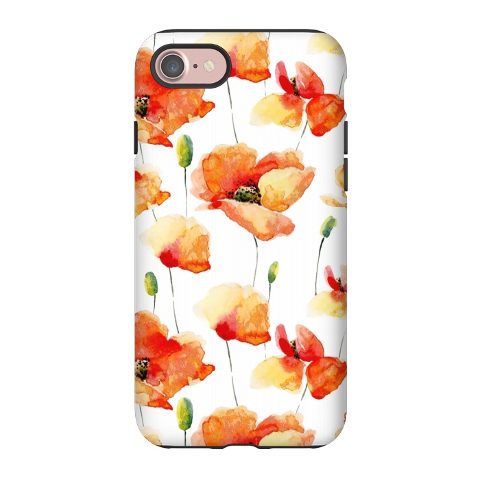 iPhone 7 StrongFit Poppies Forever by  Utart
