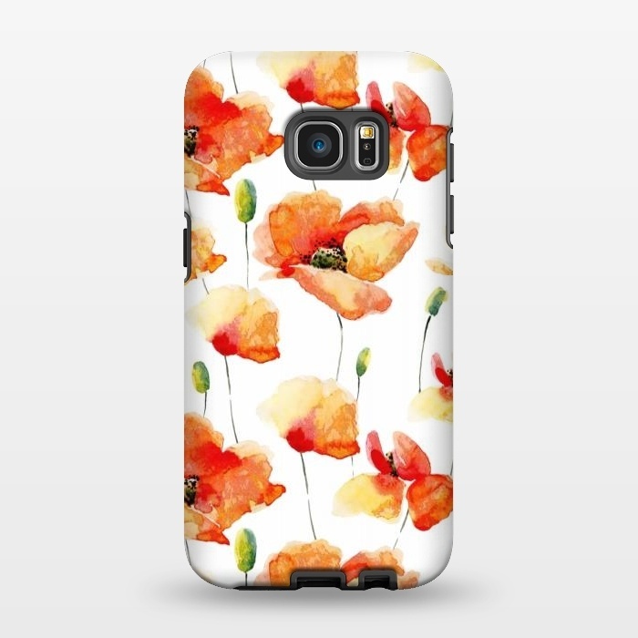 Galaxy S7 EDGE StrongFit Poppies Forever by  Utart