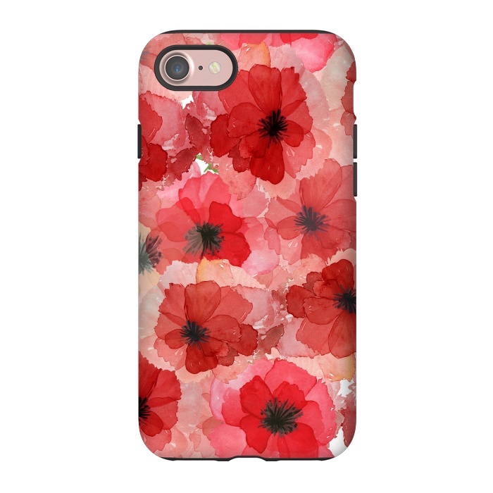 iPhone 7 StrongFit Abstract Poppy Pattern by  Utart