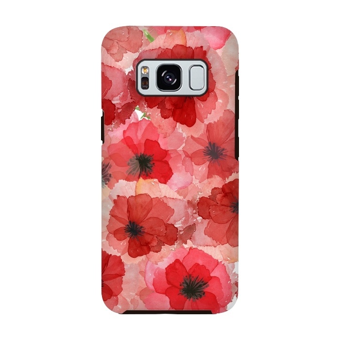 Galaxy S8 StrongFit Abstract Poppy Pattern by  Utart