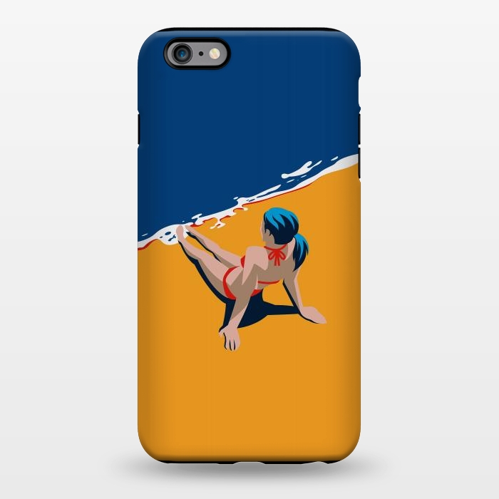 iPhone 6/6s plus StrongFit Girl at the beach by DaDo ART