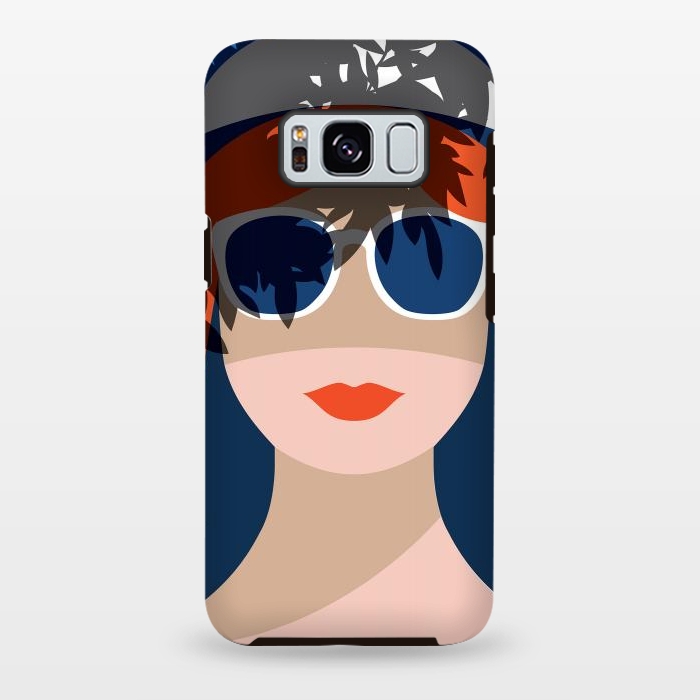Galaxy S8 plus StrongFit Girl with Sunglasses by DaDo ART