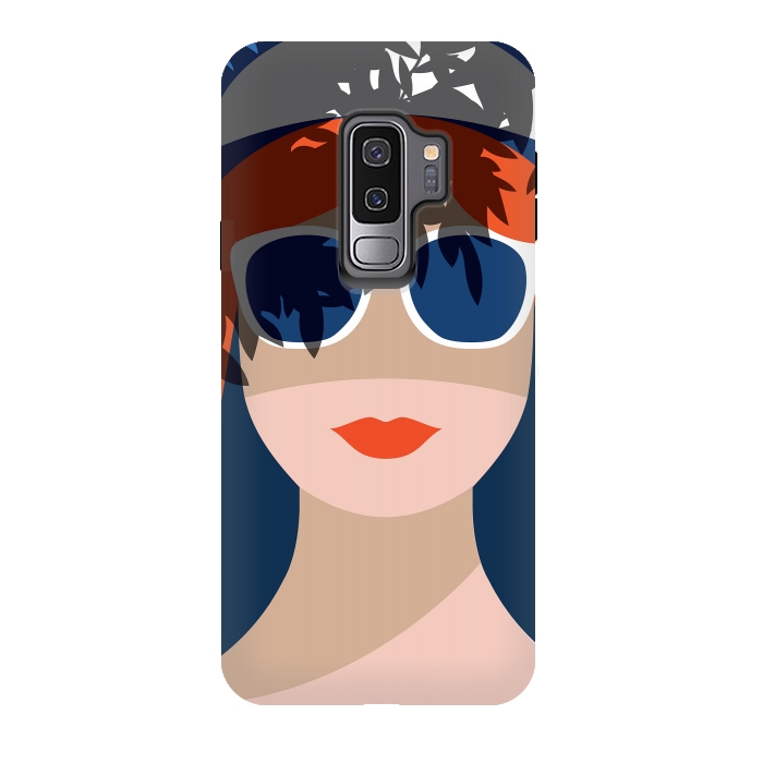 Galaxy S9 plus StrongFit Girl with Sunglasses by DaDo ART