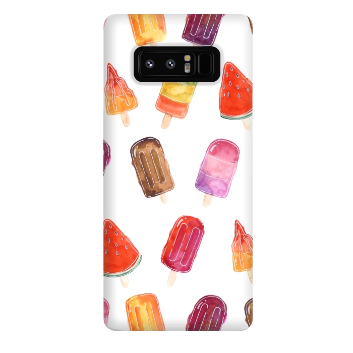 Galaxy Note 8 StrongFit Summer Popsicle Print by Becky Starsmore