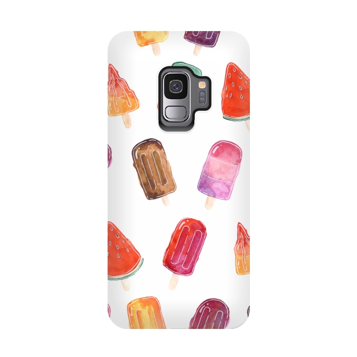 Galaxy S9 StrongFit Summer Popsicle Print by Becky Starsmore