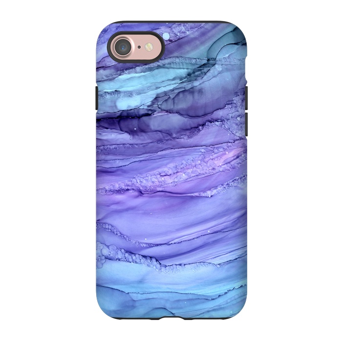 iPhone 7 StrongFit Purple Mermaid Marble by Becky Starsmore