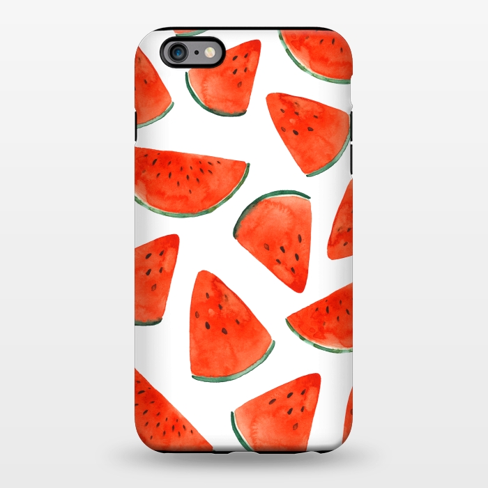 iPhone 6/6s plus StrongFit Fruity Summer Watermelon Print by Becky Starsmore