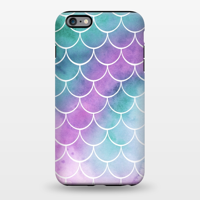 iPhone 6/6s plus StrongFit Dreamy Pastel Mermaid Scales by Becky Starsmore