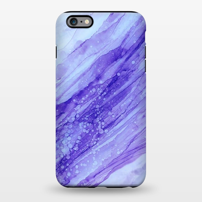 iPhone 6/6s plus StrongFit Purple Marble Print by Becky Starsmore