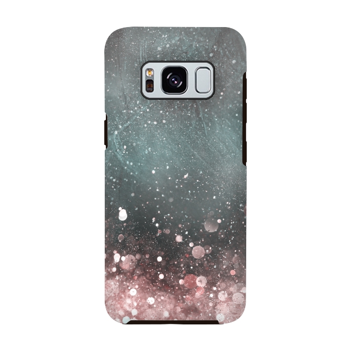 Galaxy S8 StrongFit Pink Sparkle 2 by Andrea Haase