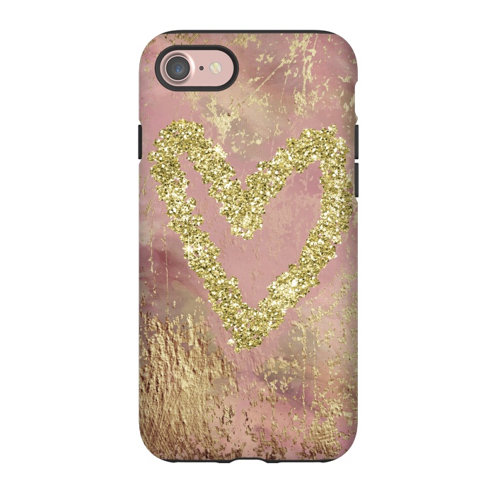iPhone 7 StrongFit Sparkling Heart by Andrea Haase