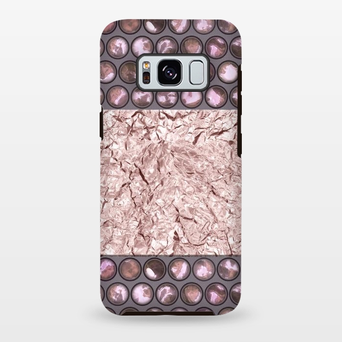 Galaxy S8 plus StrongFit Rose Gold Shiny Elegance by Andrea Haase