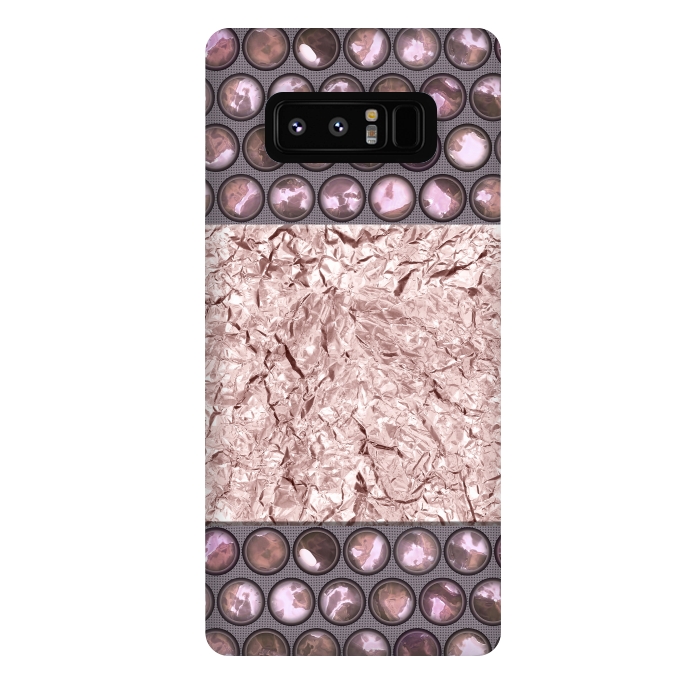 Galaxy Note 8 StrongFit Rose Gold Shiny Elegance by Andrea Haase