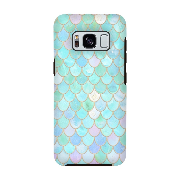 Galaxy S8 StrongFit Pastel Trendy Chic Mermaid Scales by  Utart