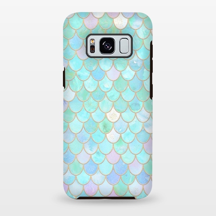 Galaxy S8 plus StrongFit Pastel Trendy Chic Mermaid Scales by  Utart