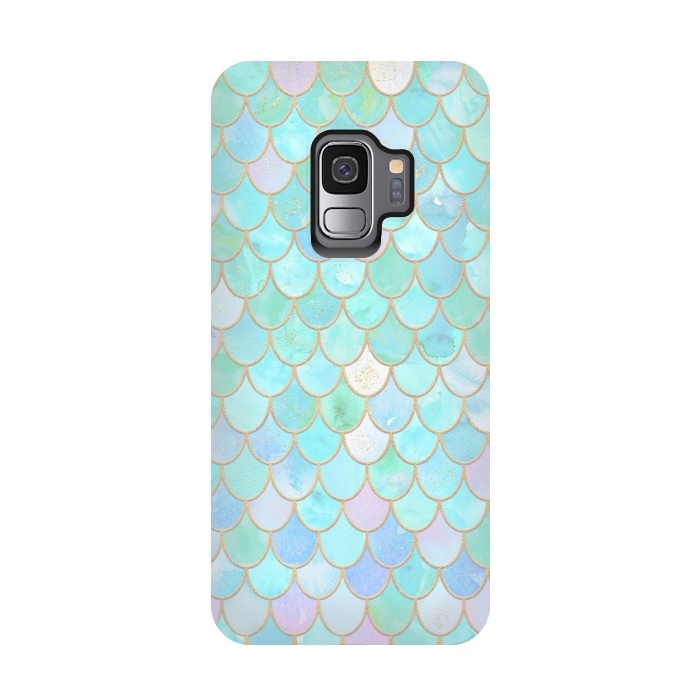 Galaxy S9 StrongFit Pastel Trendy Chic Mermaid Scales by  Utart