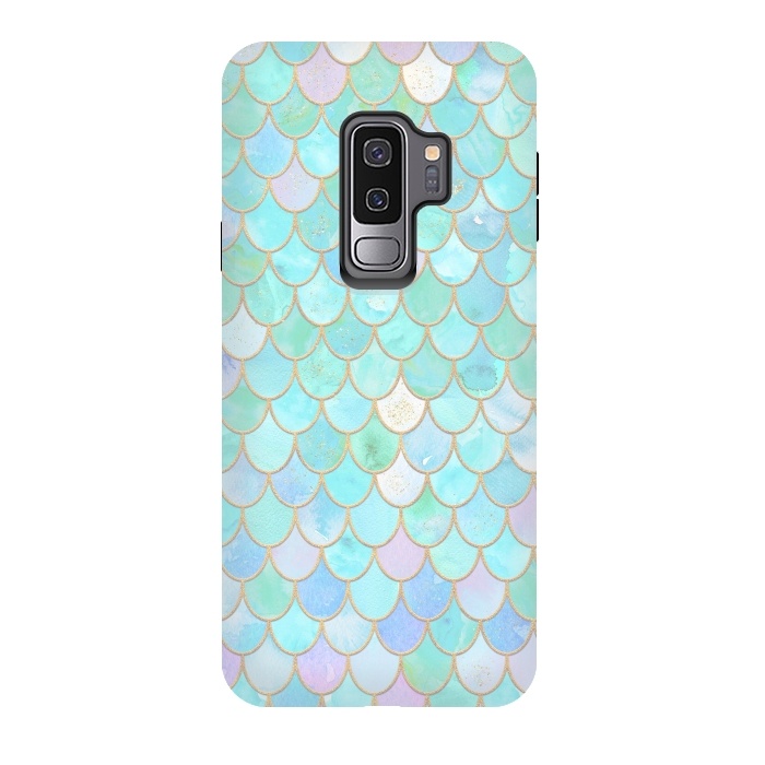 Galaxy S9 plus StrongFit Pastel Trendy Chic Mermaid Scales by  Utart