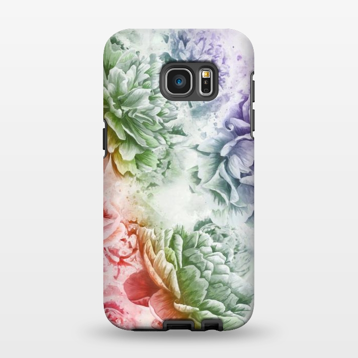 Galaxy S7 EDGE StrongFit Soft Flowers by Creativeaxle