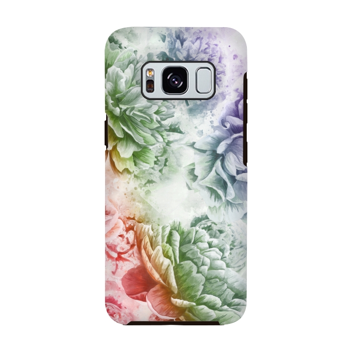 Galaxy S8 StrongFit Soft Flowers by Creativeaxle